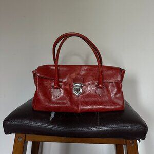 Cherry red leather purse!
